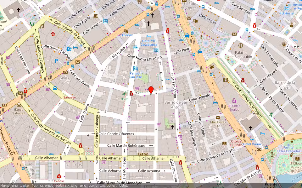 Mapa de Subasta Inmueble (Local comercial) en Granada