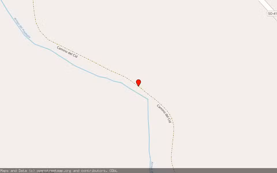 Mapa de Subasta Inmueble (Finca rústica) en Medinaceli, Soria