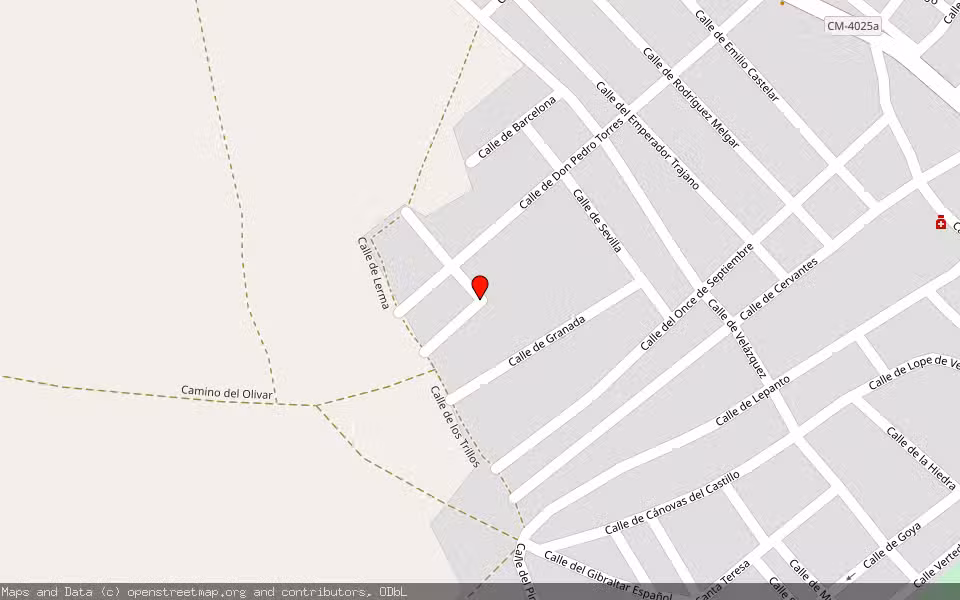 Mapa de Subasta Inmueble (Solar) en Consuegra, Toledo