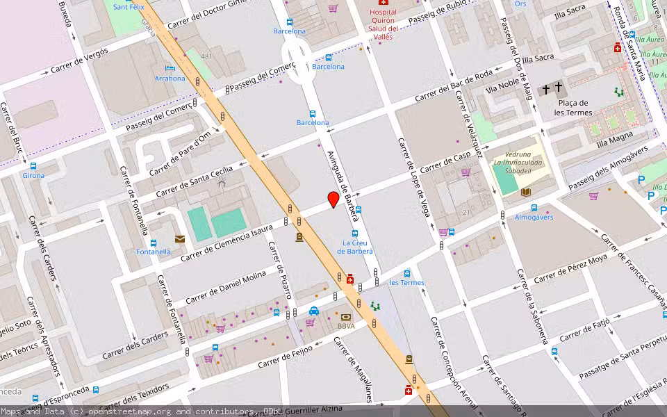 Mapa de Subasta Inmueble (Vivienda) en Sabadell, Barcelona