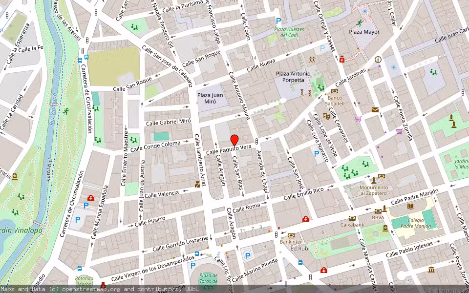Mapa de Subasta Inmueble (Vivienda) en Elda, Alicante/Alacant