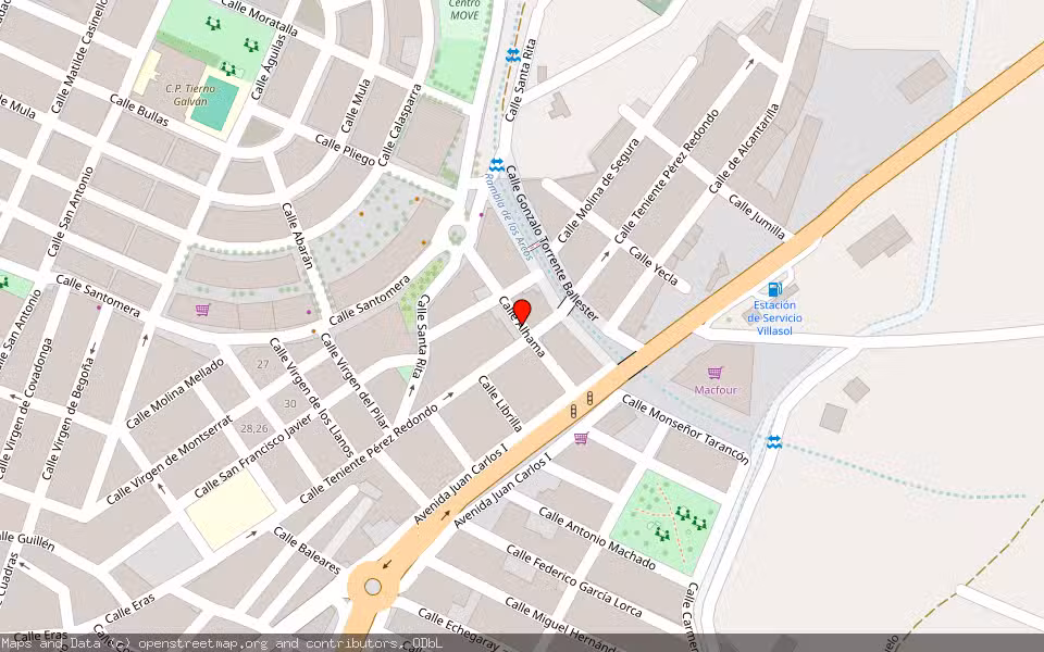 Mapa de Subasta Inmueble (Local comercial) en Totana, Murcia