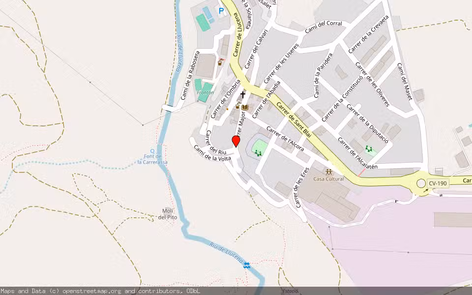 Mapa de Subasta Inmueble (Vivienda) en Figueroles, Castellón/Castelló