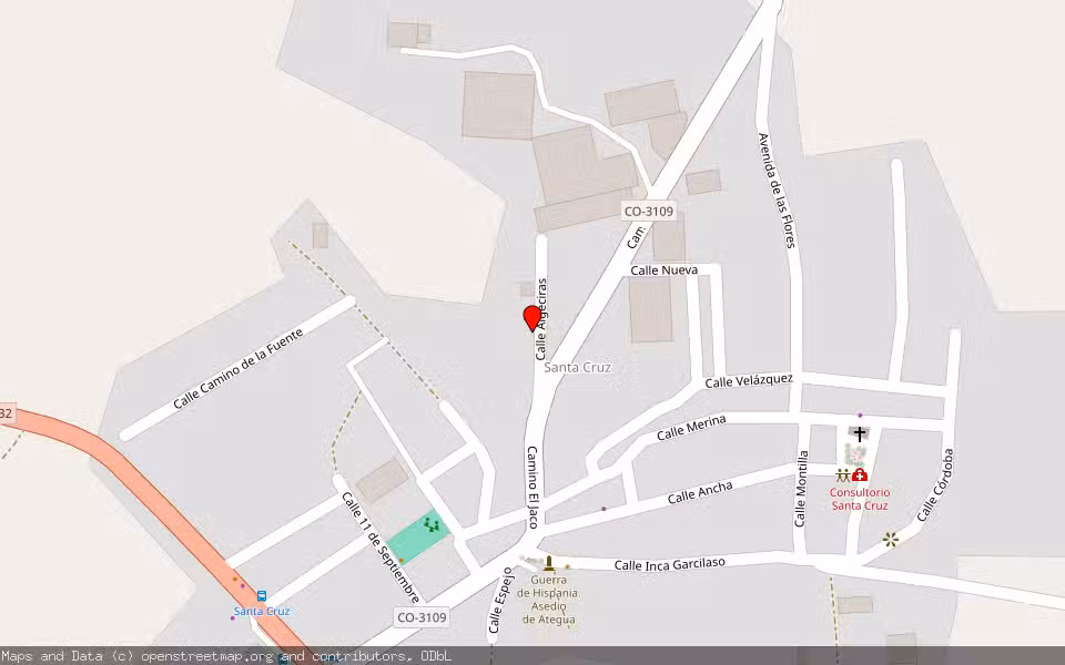 Mapa de Subasta Inmueble (Vivienda) en Cordoba, Córdoba