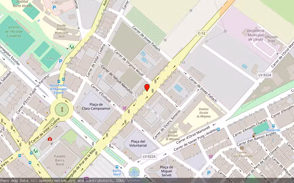 Mapa de Subasta Inmueble (Vivienda) en Lleida