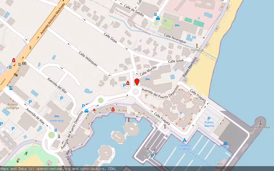 Mapa de Subasta Inmueble (Local comercial) en Benalmadena, Málaga