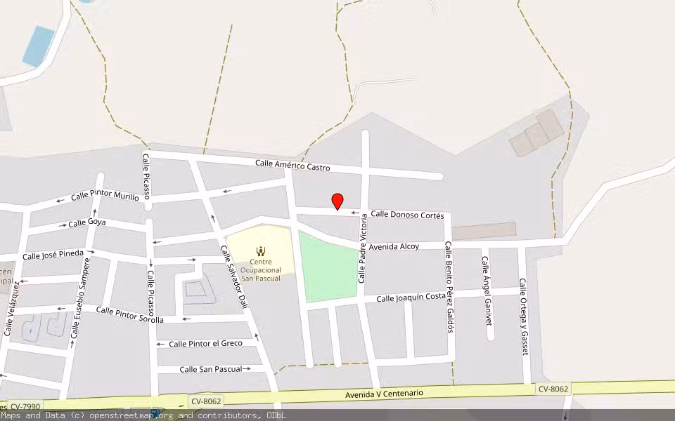 Mapa de Subasta Inmueble (Vivienda) en Ibi, Alicante/Alacant
