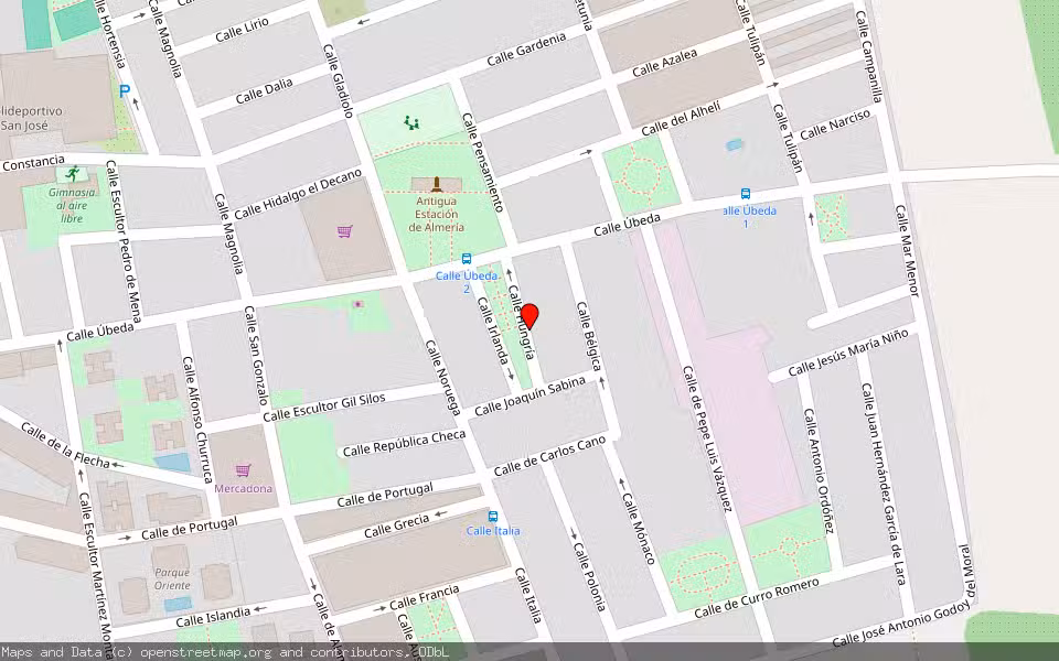 Mapa de Subasta Inmueble (Vivienda) en Linares, Jaén