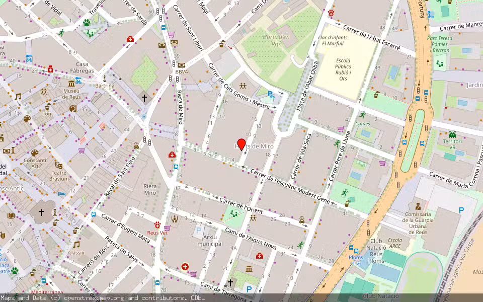 Mapa de Subasta Inmueble (Solar) en Constanti, Tarragona