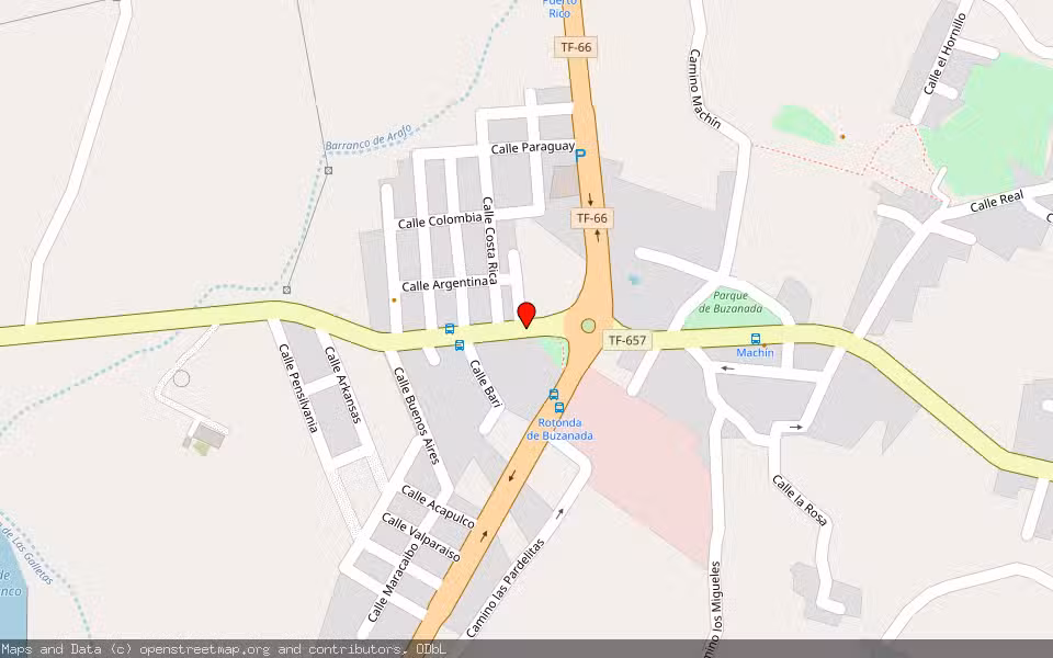 Mapa de Subasta Inmueble (Finca rústica) en Arona, Santa Cruz de Tenerife