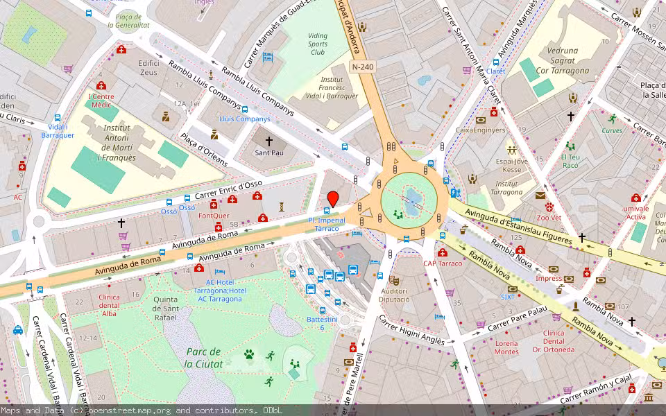 Mapa de Subasta Inmueble (Vivienda) en Tarragona