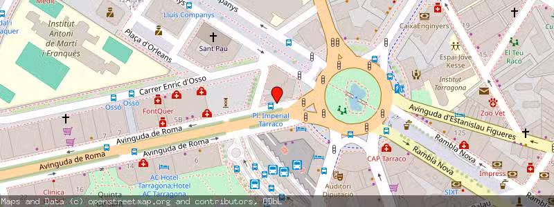 Mapa de Subasta de Inmueble (Vivienda) en Tarragona, Tarragona 