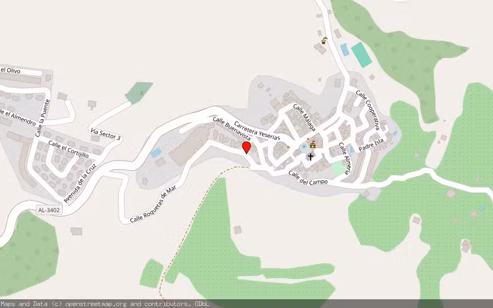 Mapa de Subasta Inmueble (Vivienda) en Roquetas De Mar, Almería