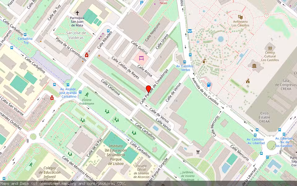 Mapa de Subasta Inmueble (Vivienda) en Alcorcón, Madrid