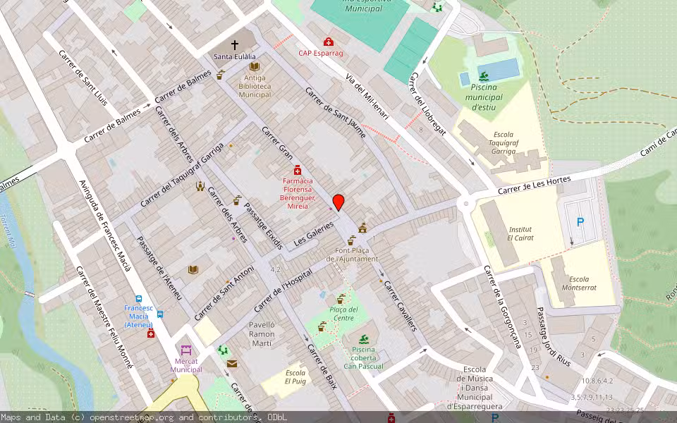 Mapa de Subasta Inmueble (Vivienda) en Esparreguera, Barcelona
