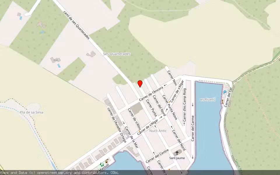 Mapa de Subasta Inmueble (Otros) en Felanitx, Illes Balears