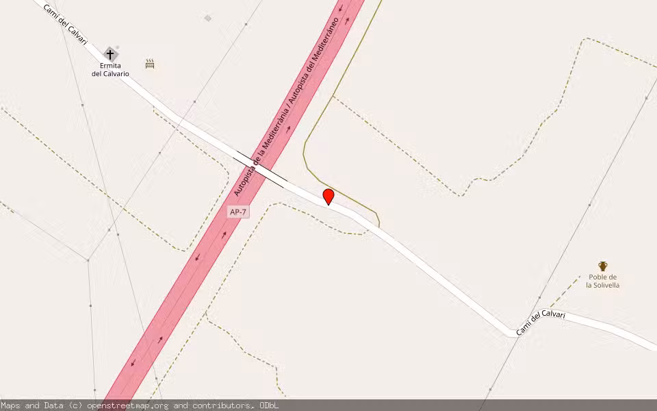 Mapa de Subasta Inmueble (Finca rústica) en Alcalà De Xivert, Castellón/Castelló