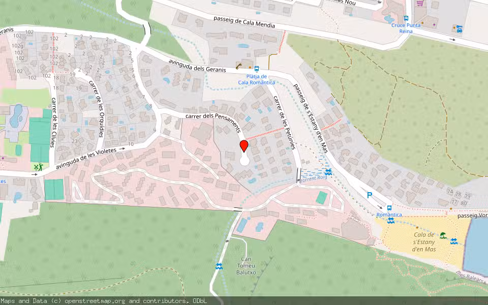 Mapa de Subasta Inmueble (Vivienda) en Manacor, Illes Balears