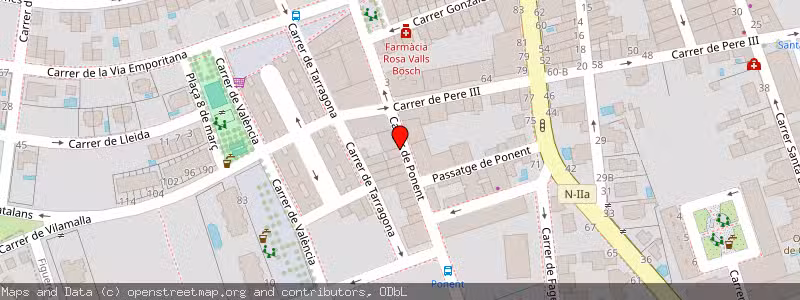 Mapa de Subasta de Inmueble (Vivienda) en Figueres, Gerona (Girona) 