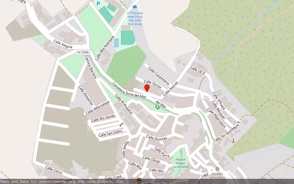 Mapa de Subasta Inmueble (Local comercial) en Alcaucin, Málaga