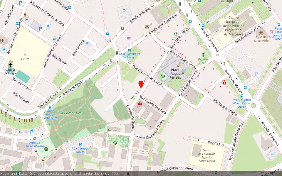Mapa de Subasta Inmueble (Garaje) en Lugo