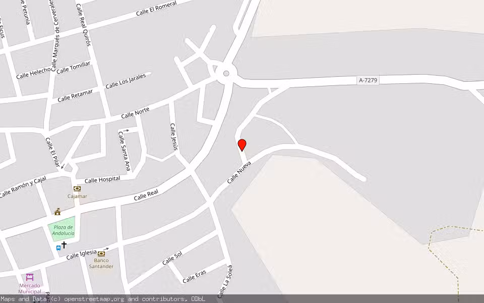 Mapa de Subasta Inmueble (Vivienda) en Sierra De Yeguas, Málaga