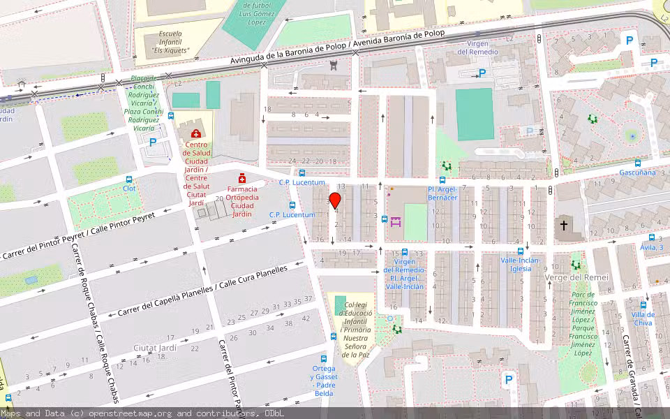 Mapa de Subasta Inmueble (Vivienda) en Alicante, Alicante/Alacant