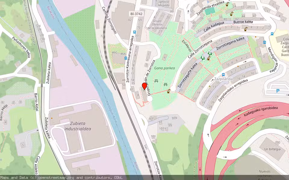 Mapa de Subasta Inmueble (Vivienda) en Bilbao, Bizkaia