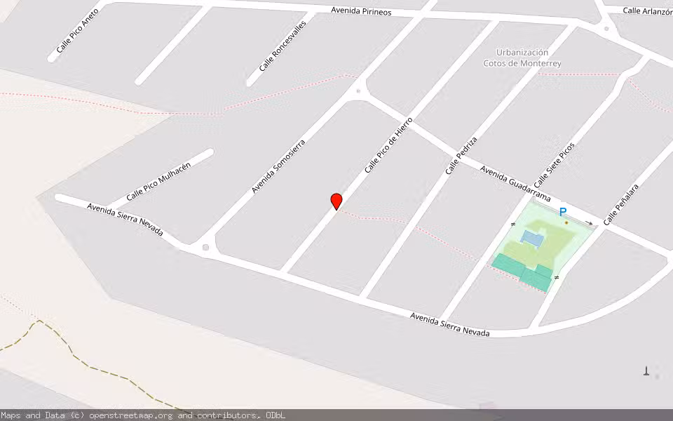 Mapa de Subasta Inmueble (Vivienda) en Venturada, Madrid