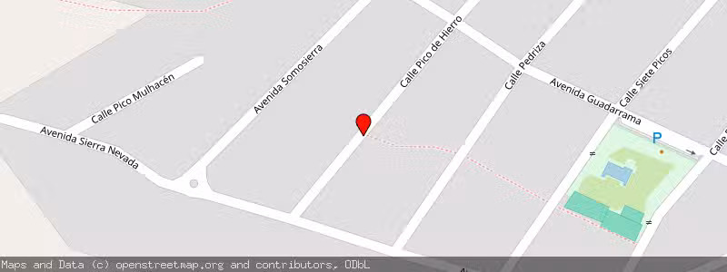 Mapa de Subasta de Inmueble (Vivienda) en Venturada, Madrid 