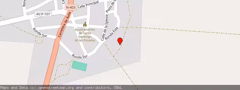 Mapa de Subasta de Inmueble (Vivienda) en Santo Domingo De Las Posadas, Ávila 