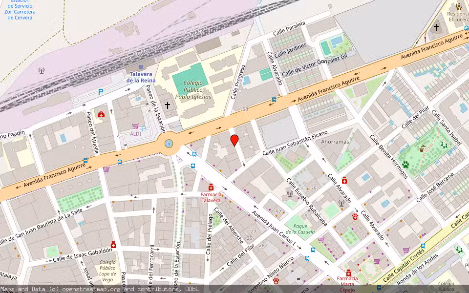 Mapa de Subasta Inmueble (Vivienda) en Talavera De La Reina, Toledo