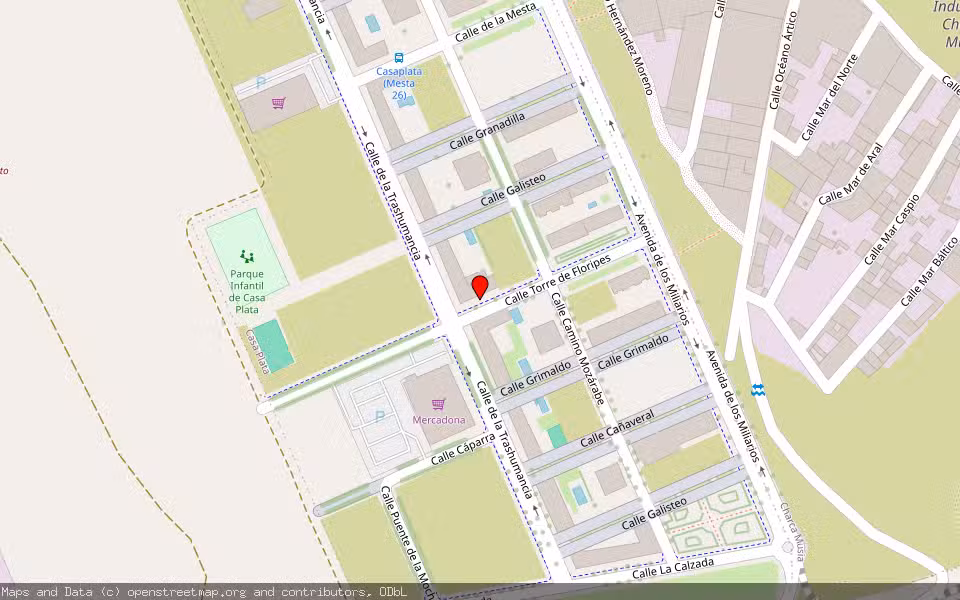 Mapa de Subasta Inmueble (Vivienda) en Caceres, Cáceres