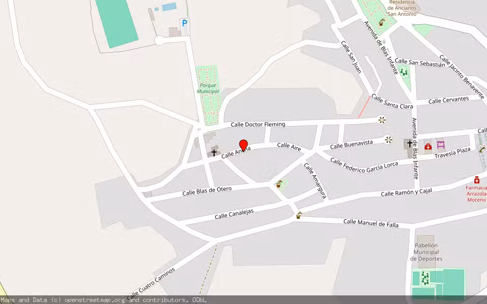 Mapa de Subasta Inmueble (Vivienda) en Lahiguera, Jaén