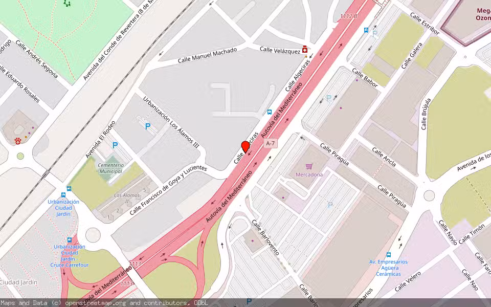 Mapa de Subasta Inmueble (Otros) en Algeciras, Cádiz