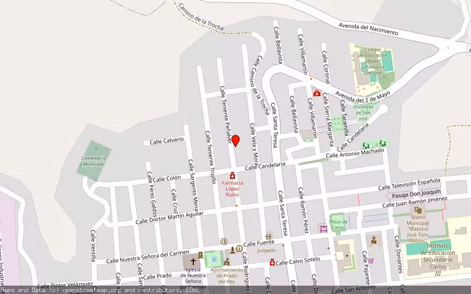 Mapa de Subasta Inmueble (Solar) en Prado Del Rey, Cádiz