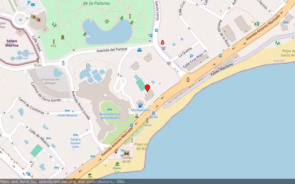 Mapa de Subasta Inmueble (Vivienda) en Benalmadena, Málaga