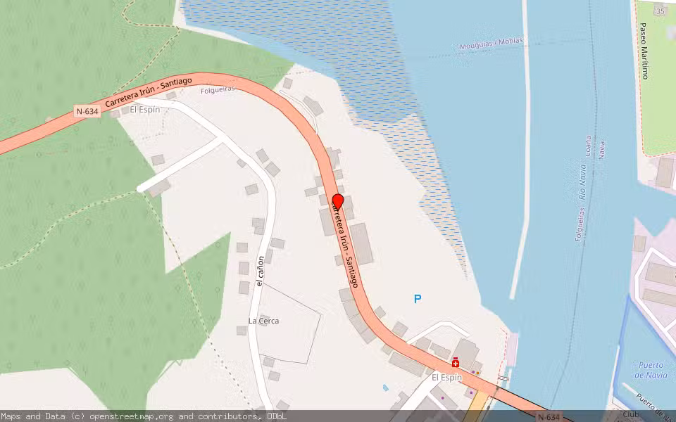 Mapa de Subasta Inmueble (Solar) en Coaña, Asturias