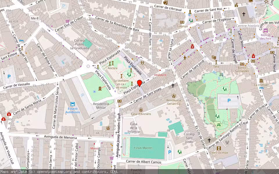 Mapa de Subasta Inmueble (Local comercial) en Maó, Illes Balears