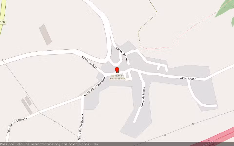 Mapa de Subasta Inmueble (Vivienda) en Montmaneu, Barcelona