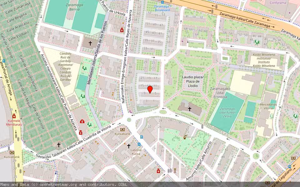 Mapa de Subasta Inmueble (Vivienda) en Vitoria-gasteiz, Araba/Álava