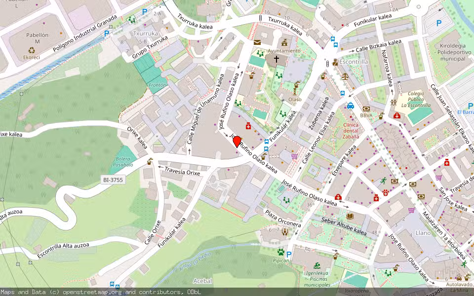 Mapa de Subasta Inmueble (Vivienda) en Trapagaran, Bizkaia
