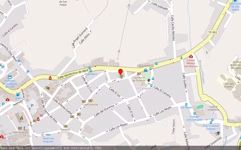 Mapa de Subasta Inmueble (Vivienda) en Icod De Los Vinos, Santa Cruz de Tenerife
