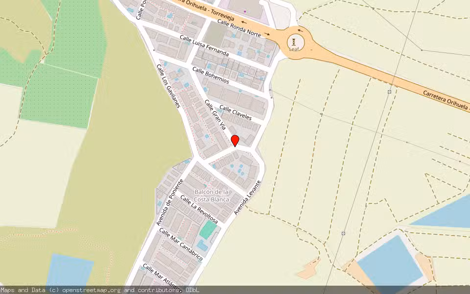 Mapa de Subasta Inmueble (Vivienda) en San Miguel De Salinas, Alicante/Alacant