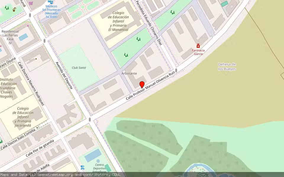 Mapa de Subasta Inmueble (Garaje) en Sevilla