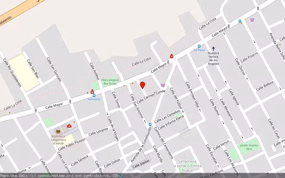 Mapa de Subasta Inmueble (Vivienda) en Murcia