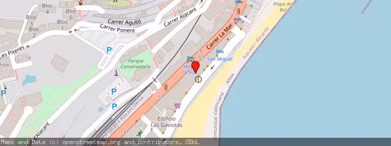 Mapa de Subasta de Inmueble (Solar) en Altea, Alicante 