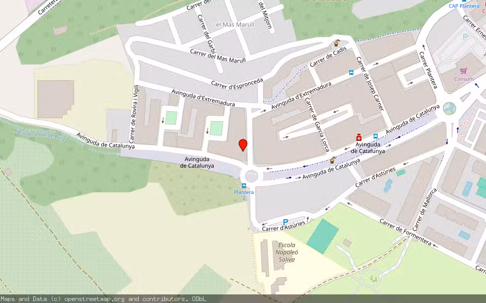 Mapa de Subasta Inmueble (Vivienda) en Blanes, Girona
