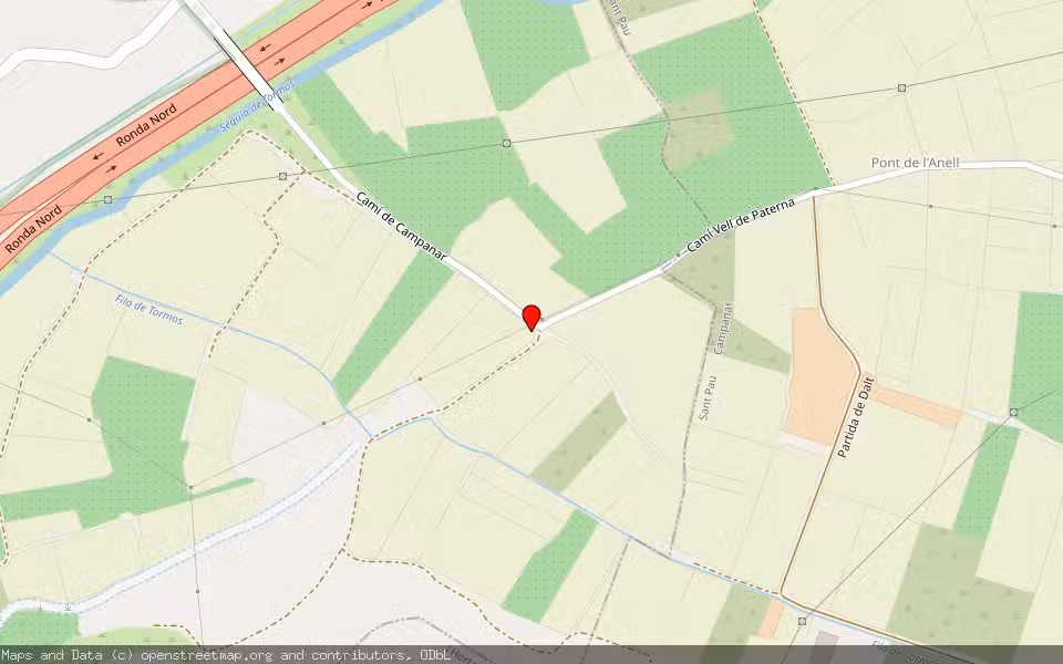 Mapa de Subasta Inmueble (Finca rústica) en Valencia, Valencia/València