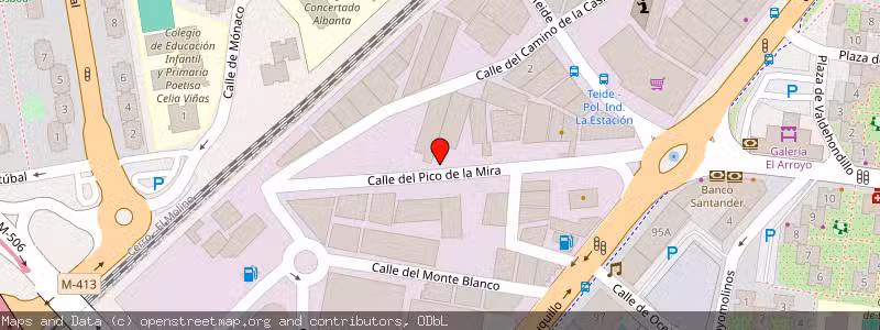 Mapa de Subasta de Inmueble (Vivienda) en Fuenlabrad, Madrid 